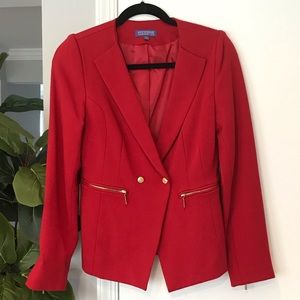 Red blazer